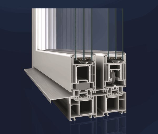 Inoutic-Hebeschiebetur-Querschnitt